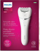 Philips Beauty Epilator Series 8000 for Women, with 3 Accessories, BRE700/04 Infinity Warehouse