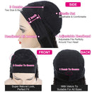 Eooma Curly Headband Wig Human Hair Wigs for Black Women (20 inch) Brazilian Curly None Lace Front Wigs Human Hair Scarf No Gel Glueless Remy Hair Wig Eooma
