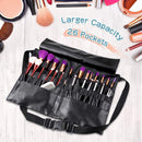 Hotrose Professional Cosmetic Makeup Brush Bag with Artist Belt Strap for Women ( Brush Not Included ) (Large) Hotrose