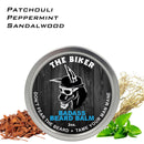 Badass Beard Care Beard Balm - The Biker Scent, 2 Ounce - All Natural Ingredients, Keeps Beard and Mustache Full, Soft and Healthy, Reduce Itchy and Flaky Skin, Promote Healthy Growth Badass Beard Care