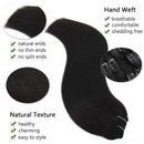 GOO GOO Clip in Hair Extensions Human Hair Natural Black 22 Inch 120g 7pcs Remy Hair Extensions Real Natural Hair Straight Thick GOO GOO Store