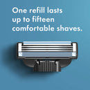 Gillette Mach3 Mens Razor Blade Refills, 15 Count, Designed for Sensitive Skin Gillette