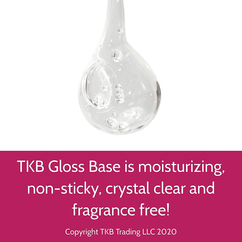TKB Lip Gloss Base | Clear Versagel Base for DIY Lip Gloss, Moisturizing, Non-Sticky, Vegan, Made in USA(5.5oz (2 pack)) TKB Trading, LLC