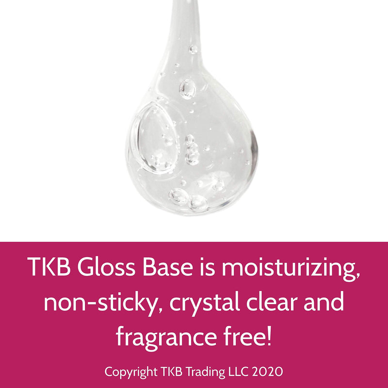 TKB Lip Gloss Base | Clear Versagel Base for DIY Lip Gloss, Moisturizing, Non-Sticky, Vegan, Made in USA(5.5oz (2 pack)) TKB Trading, LLC