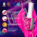 Modelones Gel Nail Polish Set- 2022 Neon Spring 6 High Capacity 10ML Hot Pink Bright Orange Gel Polish Set Yellow Green Purple LED Gel Polish Kit Manicure Home DIY Holiday Mother's Day Gift for Women modelones