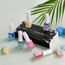 Makartt Marble Nail Polish, Magic Blooming Gel Nail Polish Set Nail Ink Watercolor Pastel Blossom Gel Nail Polish Manicuring Kit Patel Color Alcohol Marble Nail Vanish Sweet Craving 6ml 6 Colors Makartt