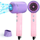 Hair Dryer, 7MAGIC Ionic Blow Dryer, 1875 Watt Powerful Fast Drying Hairdryer with Negative Ion Technology, Professional Hair Blow Dryer with Concentrator Nozzle Attachment for Women Travel Salon Home 7MAGIC