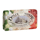 Dolce Vivere Milano Lily Of The Valley, Willow Tree & Oak Musk Fine Natural Soap Bar, 250 g Nesti Dante