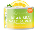 O Naturals Lemon Scrub & Coconut Exfoliating Dead Sea Salt Scrub Bundle 18 Ounce Each. O Naturals