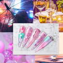 Makartt Jelly Poly Nail Gel Kit 6 Pastel Color Gel Nail Builder 15ML Translucent Nail Gel for Nail Building and Nail Extension Gel Nail Kit with Slip Solution Dual Form All-in-one Gel Nail Starter Kit Makartt