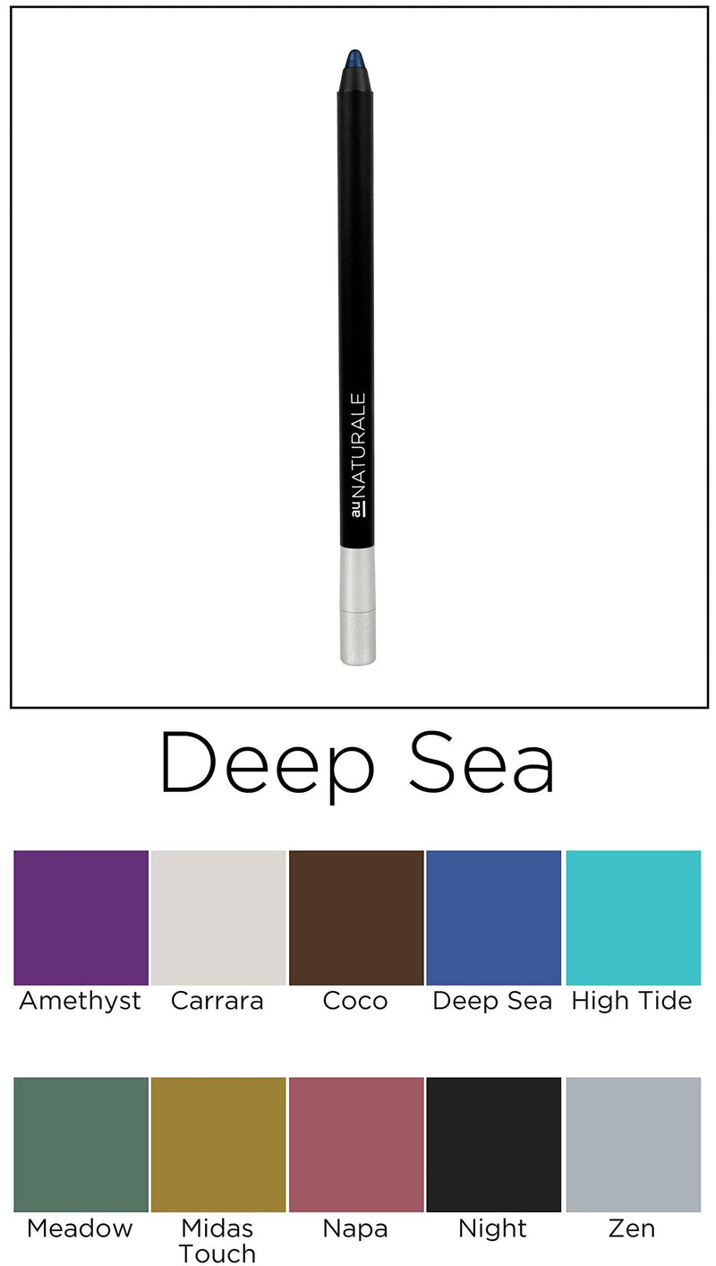 Au Naturale Organic Eye Liner Pencil in Deep Sea | Made in the USA | Organic | Vegan | Cruelty-free Au Naturale