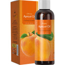 Nourishing Pure Apricot Kernel Oil - Apricot Seed Oil for Hair Skin and Nails plus Body Massage Oil and Anti Aging Skin Care Carrier Oil - Aromatherapy Apricot Oil Daily Moisturizer for Women and Men Maple Holistics