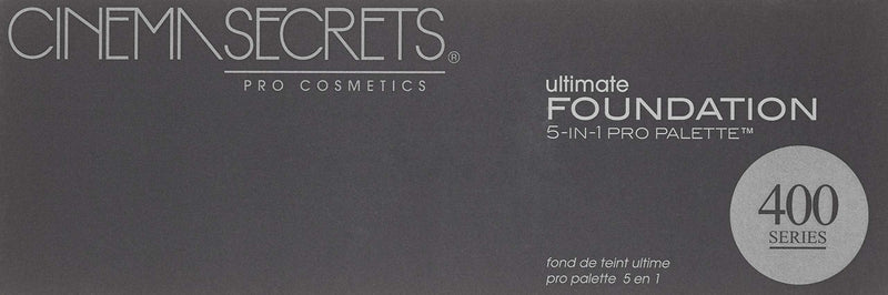 CINEMA SECRETS Pro Cosmetics Ultimate Foundation 5-In-1 Pro Palette, 400 Series CINEMA SECRETS