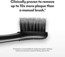 BURST Replacement Electric Toothbrush Heads for BURST Sonic Toothbrush, Charcoal Bristles, Deep Clean, Healthier Smile, 3pk (Black) Burst