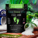 Daily Remedy Tea Tree Oil Foot Soak, Callus Remover Gel & Foot File- Complete 3-In-1 Foot Care Set For Calluses, Cracked Heels, Dry Skin, Foot Odor, Athlete’s Foot- Soothes & Repairs Feet- Made In USA DAILY REMEDY
