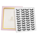 DYSILK 20 Pairs 6D Mink Eyelashes Faux Fluffy Wispy Dramatic False Eyelashes Natural Volume Fake Eyelashes Long Handmade Soft Reusable Thick Lashes 4 Styles Mixed DYSILK Store