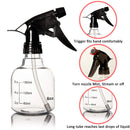 Youngever 6 Pack Empty Plastic Spray Bottles, Spray Bottles for Hair and Cleaning Solutions (8 Ounce) Youngever