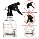 Youngever 6 Pack Empty Plastic Spray Bottles, Spray Bottles for Hair and Cleaning Solutions (8 Ounce) Youngever