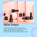Beetles Gel Polish Kit- 6 Colors Popular Nude Gel Polish Set All Seasons Skin Tones Pink Brown Neutral Gel Nail Polish Kit, Soak Off LED Gel Nail Kit Manicure DIY Home Gift for Girls beetles Gel Polish