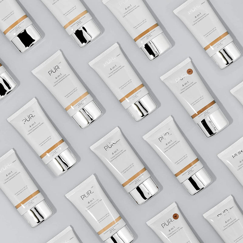 PÜR 4-in-1 Tinted Moisturizer with Shea Butter and SPF 20 - Vegan Friendly, Vitamin B3, Free of Paraben, Gluten & BPA martinandmark.com