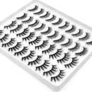 DYSILK 20 Pairs 6D Mink Eyelashes Faux Fluffy Wispy Dramatic False Eyelashes Natural Look Volume Soft Fake Eyelashes Long Handmade Reusable Lashes 2 Styles Mixed No Glue DYSILK Store