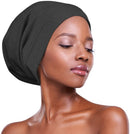 3 Size Satin Lined Sleep Caps for Braids,Dreadlocks Natural Curly Hair Adjustable Winitas Store
