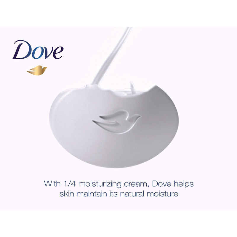 Dove Beauty Bar Gentle Skin Cleanser Moisturizing for Gentle Soft Skin Care Original Made With 1/4 Moisturizing Cream 2.6 oz Dove
