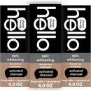 hello Epic Whitening Charcoal Fluoride Free Toothpaste, Activated Charcoal Toothpaste with Coconut Oil, Whitens Teeth Naturally, SLS Free, Fresh Mint, 3 Pack, 4.0 Oz Tubes Infinity Warehouse