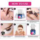 Eyelash Extension Glue by LOVOOD - Extra Strong Eyelash Glue 5ml 1-2 Sec Drying Time Retention - 7 Weeks Maximum Bonding Professional Use Only Black Adhesive Semi - Permanent Extensions LOVOOD