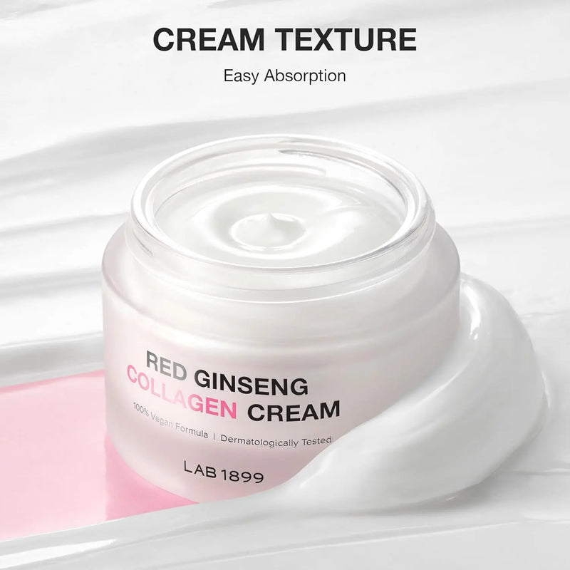 Donginbi LAB 1899 Red Ginseng Collagen Cream - Multi Elasticity, Vegan, Facial Moisturizer, Improved Skin Density & Barrier with Antioxidant Ginsenosides, Korean Skin Care, 1.69 floz Infinity Warehouse