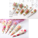 Makartt Nail Art Foil Glue Gel with Rose Flowers Foil Stickers Nail Transfer Tips Manicure Art DIY 15ML 2 Bottles 10PCS (4cm100cm) Stickers, UV LED Lamp Required Makartt