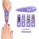 Blinger Ultimate Nail Wand Collection, Purple - Glam Your Nails with Sticker Sheets, 1 Step Process, No Drying, No Waiting – Nail Art for School, Parties, Special Occasions, Everyday Use – Exclusive Blinger