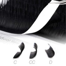 Sam&Helen Ellipse Eyelash Extensions Supplies,16 Rows Flat Lash Extension,Mink Individual lashes 0.15mm CC Curl Mixed 8-11mm Black Matte Individual Eyelashes Extension,Salon Use Sam&Helen Store