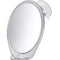 HoneyBull Shower Mirror Fogless for Shaving - with Suction, Razor Holder for Shower & Swivel, Mirrors, Shower Accessories, Bathroom Mirror, Bathroom Accessories, Holds Razors for Men (Chrome) HONEYBULL