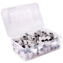 PANA 100 Pieces Nail Sanding Bands Professional Nail Manicure Great Fit for Nail Drill Bits for Acrylic Nails (180 Grit, Zebra) PANA