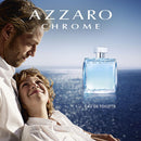 Azzaro Chrome Eau de Toilette - Fresh Aquatic Mens Cologne - Citrus, Woody, Musky Fragrance -Fresh Notes of Bergamot - Everyday Wear - Classic Summer Beach Scent - Luxury Perfumes for Men Infinity Warehouse