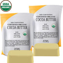 Organic Cocoa Butter 2 lb — USDA Certified by Mary Tylor Naturals — Raw Unrefined, Non-Deodorized, Rich In Antioxidants — for DIY Recipes, Lip Balms, Lotions, Creams, Stretch Marks Mary Tylor Naturals