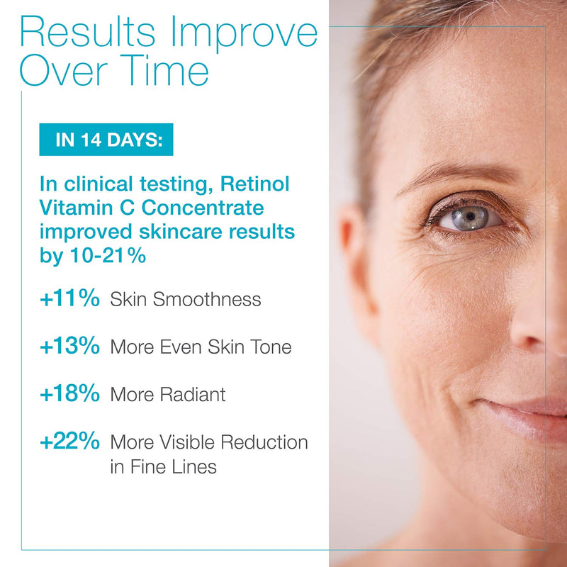 MD Complete Retinol Vitamin C Concentrate Serum | Anti-Aging High Potency Vitamin C Serum | with Retinol, Vitamins C & E, Omega 3-6 & 9, Fruit Seed Extracts 0.5fl oz MD Complete by Dr. Brian Zelickson