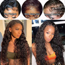 FLYBAO Human Hair Wigs Lace Front Wigs For Black Women Water Wave Lace Frontal Wigs Human Hair Pre Plucked With Baby Hair Natural Hairline FLYBAO