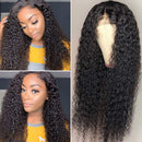 Iris Queen 4x4 Lace Front Wigs Human Hair for Black Women Curly Human Hair Wigs Pre Plucked with Baby Hair 150% Density Brazilian Hair Lace Closure Wig(24 inch) Iris Queen
