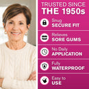 Cushion Grip Thermoplastic Denture Adhesive - Refits & Tightens Dentures | Works Like a Denture Reliner for Secure Fit & Comfort, Holds Up to 4 Days, Glue-Free, Waterproof & Zinc-Free, 1 oz (2 Packs) Infinity Warehouse