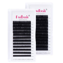 Eyelash Extension Supplies 2 Trays .10 .15 .20 .25 Individual Lashes Premium Single Eyelashes 8-14mm and 15-20mm Classic Lash Extensions (0.10-D, 8-14+15-20mm Mixed Tray) FADLASH Store