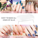Acrylic Nail Tools, Coosa Acrylic powder Shiny Glitter Nail Art Decoration Professional DIY Gel Nail Kit Manicure File Nail Art Set with Nail Dryers COOSA