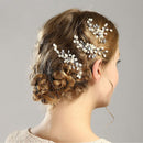 Bridal Hair Pins - Wedding Hair Clips Set Pearl Rhinestones Bride Headpiece Hair Accessories for Women TreatMe