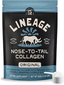Lineage Provisions 100% Grass Fed Collagen Powder UNFLAVORED – Hydrolyzed Bovine Collagen Peptides with Trachea, Scapula, Eggshell Membrane – Collagen Protein Powder with Vitamin C – 30 Servings Infinity Warehouse