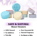 Lagunamoon Shower Steamers Aromatherapy Set of 12 for Relaxation, Shower Bomb with Essential Oils for Home Spa, Perfect Self Care Gifts for Women, Relaxation Gifts for Moms Lagunamoon