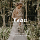Yean Bride Flower Wedding Hair Comb Silver Bridal Hair Piece Pearl Hair Accessories for Women and Girls Yean