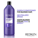 Redken Color Extend Blondage Color Depositing Purple Shampoo | For Blonde Hair | Neutralizes Brassy Tones In Blonde Hair | With Salicylic Acid | 33.8 Fl Oz REDKEN