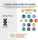 Methylation Test Complete Ultimate 13 Gene Wellness Analysis | 3-Pack Family Kits Over 120 Reports for Nutrition, Fitness, Vitamins, Sleep, Skincare Infinity Warehouse