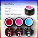 Saviland Builder Gel Kit - 12 Colors Neon Nail Extension Gel Nail Enhancement Manicure Set with Nail Forms and 3pcs Brush All-in-one Set Easy DIY Nail Art for Beginners and Professional Saviland Store